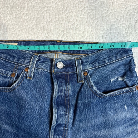 Levi's Premium 501 Blue Jeans size W27 L30 - Picture 12 of 13